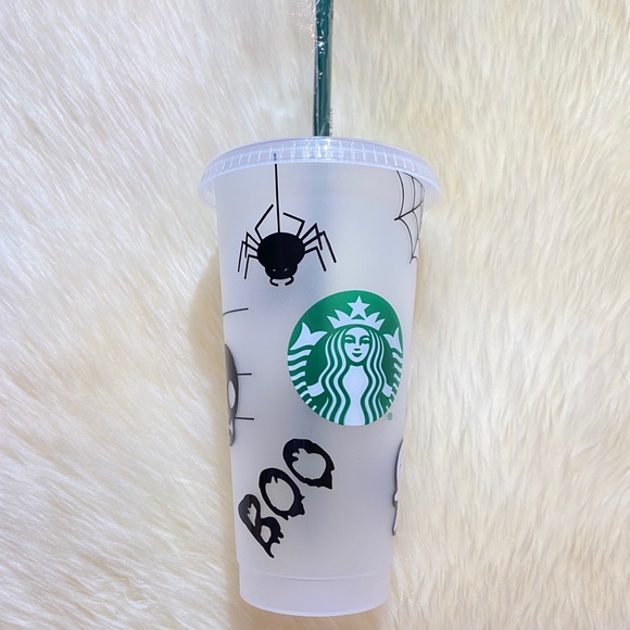 Starbucks Custom ☠️ Halloween Icon Frosted Tumbler - Picture 7 of 14